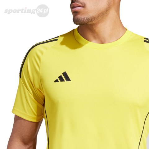 Koszulka męska adidas Tiro 24 Jersey żółta IS1015 Adidas teamwear Koszulka męska adidas Tiro 24 Jersey żółta IS1015 Adidas teamwear