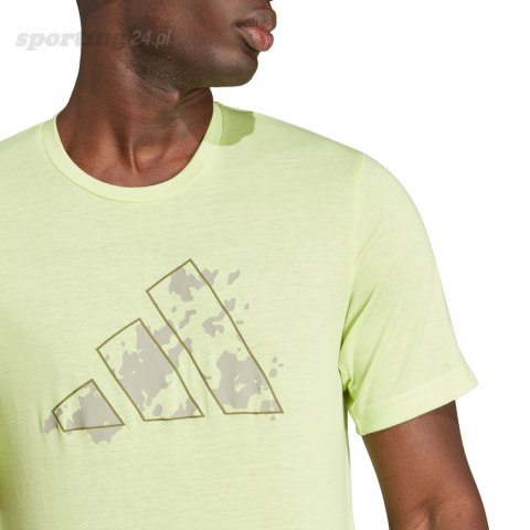 Koszulka męska adidas Trail Essentials Seasonal Training Graphic limonkowa IJ9602 Adidas Koszulka męska adidas Trail Essentials Seasonal Training Graphic limonkowa IJ9602 Adidas