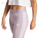 Legginsy damskie adidas Loungewear Essentials 3-Stripes różowe IR5347 Adidas