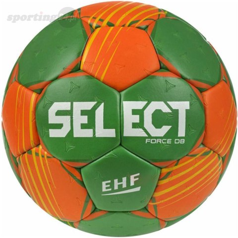 Piłka ręczna Select Force DB EHF 3 zielono-pomarańczowa 11749 Select Piłka ręczna Select Force DB EHF 3 zielono-pomarańczowa 11749 Select