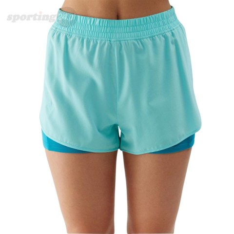 Spodenki damskie 4F FNK F497 niebieskie 4FWSS24TFSHF497 33S 4F Spodenki damskie 4F FNK F497 niebieskie 4FWSS24TFSHF497 33S 4F