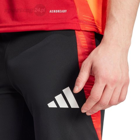 Spodenki męskie adidas Tiro 24 Competition 1/2 czarno-czerwone IR5491 Adidas teamwear Spodenki męskie adidas Tiro 24 Competition 1/2 czarno-czerwone IR5491 Adidas teamwear