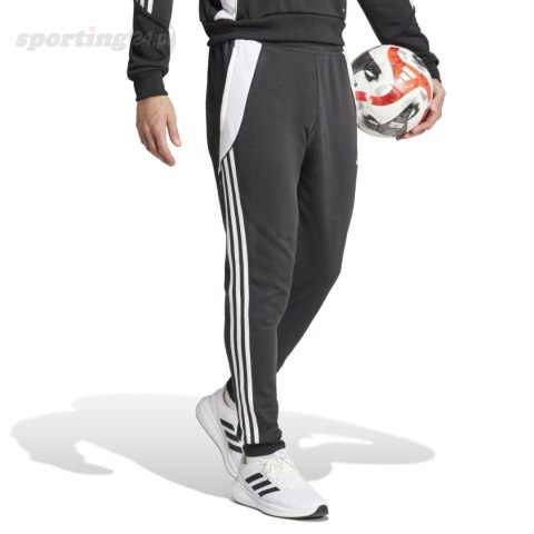 Spodnie męskie adidas Tiro 24 Sweat czarno-białe IP1976 Adidas teamwear Spodnie męskie adidas Tiro 24 Sweat czarno-białe IP1976 Adidas teamwear