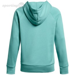 Bluza damska Under Armour Rival Flecce Hoodie miętowa 1379500 482 Under Armour