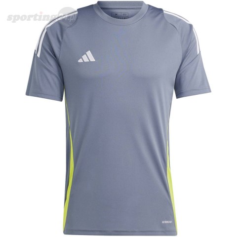Koszulka męska adidas Tiro 24 Jersey szara IV6951 Adidas teamwear Koszulka męska adidas Tiro 24 Jersey szara IV6951 Adidas teamwear