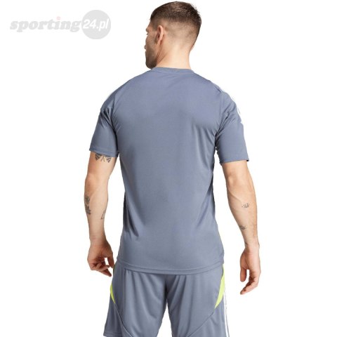 Koszulka męska adidas Tiro 24 Jersey szara IV6951 Adidas teamwear Koszulka męska adidas Tiro 24 Jersey szara IV6951 Adidas teamwear