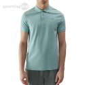 Koszulka męska polo 4F M129 mięta 4FWSS24TPTSM129 47S 4F Koszulka męska polo 4F M129 mięta 4FWSS24TPTSM129 47S 4F