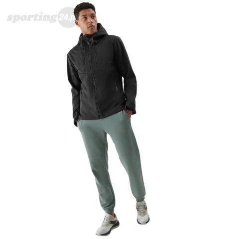 Kurtka męska softshell 4F M224 głęboka czerń 4FWSS24TSOFM224 20S 4F Kurtka męska softshell 4F M224 głęboka czerń 4FWSS24TSOFM224 20S 4F