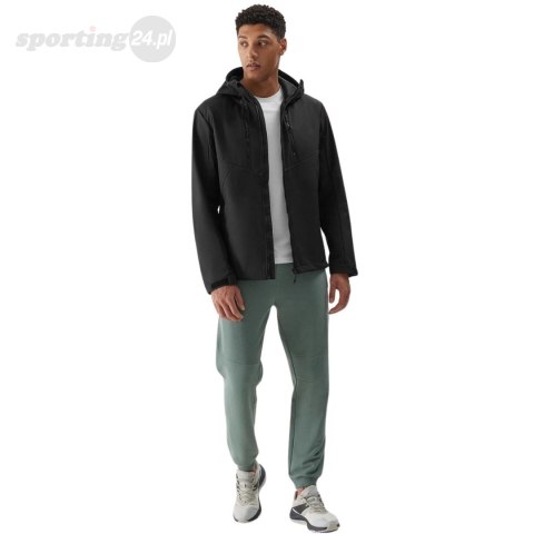 Kurtka męska softshell 4F M224 głęboka czerń 4FWSS24TSOFM224 20S 4F Kurtka męska softshell 4F M224 głęboka czerń 4FWSS24TSOFM224 20S 4F