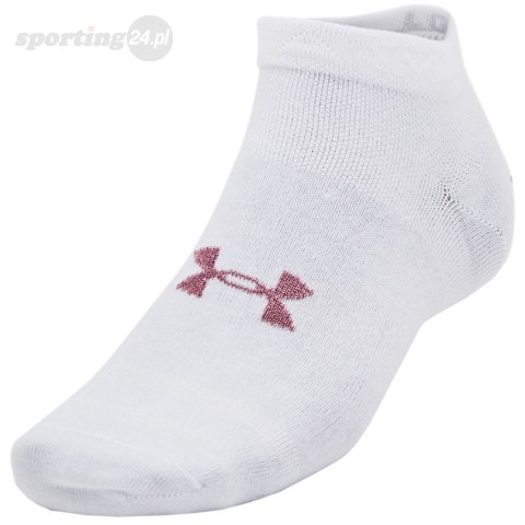 Skarpety Under Armour Essential Low 3 pary białe 1382958 100 Under Armour Skarpety Under Armour Essential Low 3 pary białe 1382958 100 Under Armour