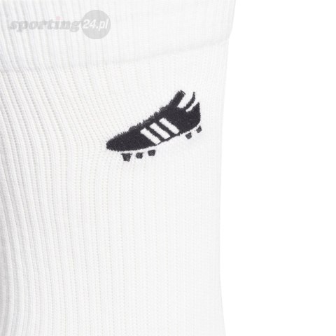 Skarpety adidas Soccer Boot Embroidered białe IK7496 Adidas Skarpety adidas Soccer Boot Embroidered białe IK7496 Adidas