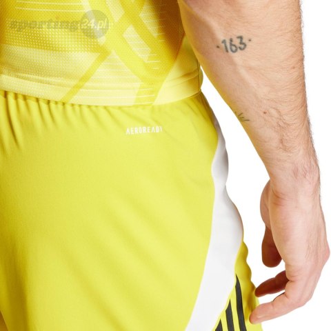 Spodenki męskie adidas Tiro 24 żółte IS1409 Adidas teamwear Spodenki męskie adidas Tiro 24 żółte IS1409 Adidas teamwear