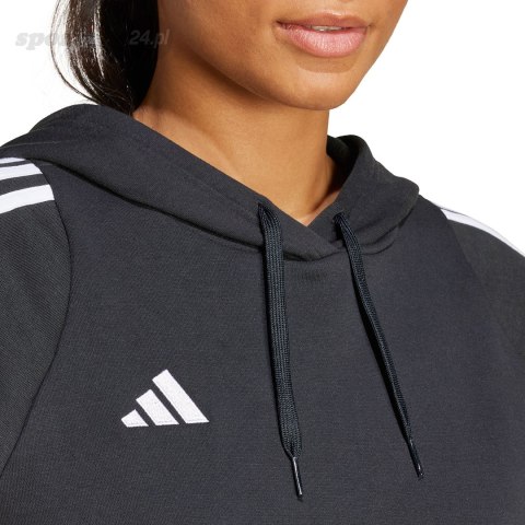 Bluza damska adidas Tiro 24 Hooded czarna IJ5607 Adidas teamwear Bluza damska adidas Tiro 24 Hooded czarna IJ5607 Adidas teamwear
