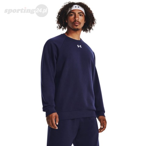Bluza męska Under Armour Rival Fleece Crew granatowa 1379755 410 Under Armour Bluza męska Under Armour Rival Fleece Crew granatowa 1379755 410 Under Armour