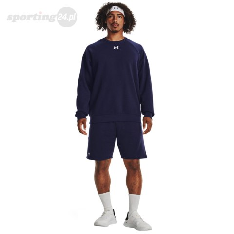 Bluza męska Under Armour Rival Fleece Crew granatowa 1379755 410 Under Armour Bluza męska Under Armour Rival Fleece Crew granatowa 1379755 410 Under Armour