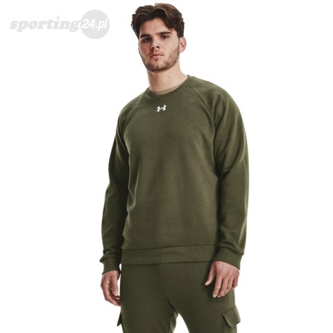 Bluza męska Under Armour Rival Fleece Crew khaki 1379755 390 Under Armour Bluza męska Under Armour Rival Fleece Crew khaki 1379755 390 Under Armour