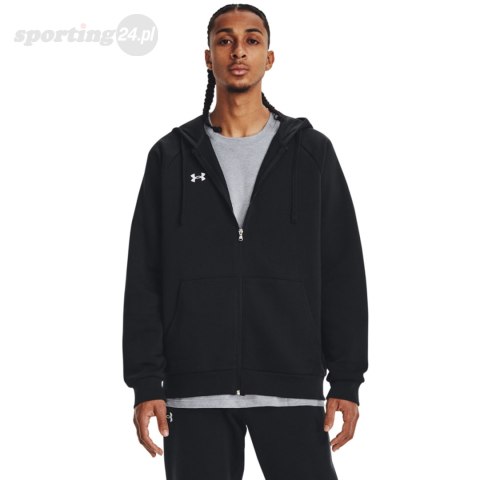 Bluza męska Under Armour Rival Fleece FZ Hoodie czarna 1379767 001 Under Armour Bluza męska Under Armour Rival Fleece FZ Hoodie czarna 1379767 001 Under Armour