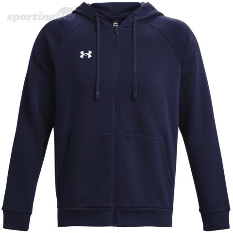 Bluza męska Under Armour Rival Fleece FZ Hoodie granatowa 1379767 410 Under Armour