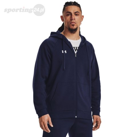 Bluza męska Under Armour Rival Fleece FZ Hoodie granatowa 1379767 410 Under Armour Bluza męska Under Armour Rival Fleece FZ Hoodie granatowa 1379767 410 Under Armour