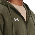 Bluza męska Under Armour Rival Fleece FZ Hoodie khaki 1379767 390 Under Armour