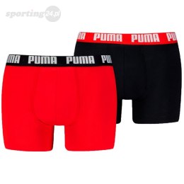 Bokserki męskie Puma Everyday Basic 2p czerwone, czarne 938320 10 Puma