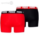 Bokserki męskie Puma Everyday Basic 2p czerwone, czarne 938320 10 Puma