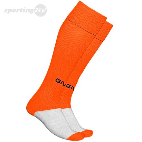 Getry piłkarskie Givova Calcio pomarańczowe fluo C001 0028 Givova Getry piłkarskie Givova Calcio pomarańczowe fluo C001 0028 Givova