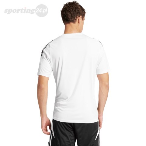 Koszulka męska adidas Tiro 24 Jersey biała IS1019 Adidas teamwear Koszulka męska adidas Tiro 24 Jersey biała IS1019 Adidas teamwear