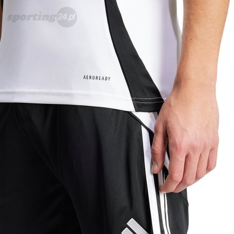 Koszulka męska adidas Tiro 24 Jersey biała IS1019 Adidas teamwear Koszulka męska adidas Tiro 24 Jersey biała IS1019 Adidas teamwear