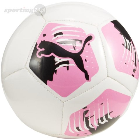 Piłka nożna Puma Big Cat mini biało-różowa 84215 01 Puma Piłka nożna Puma Big Cat mini biało-różowa 84215 01 Puma