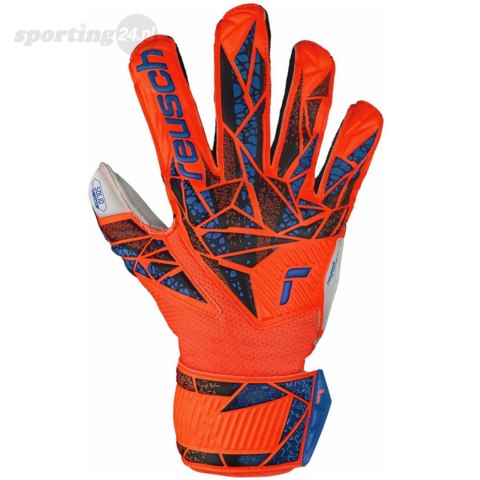 Rękawice bramkarskie Reusch Attrakt Solid Finger Support Junior pomarańczowe 5472510 2210 Reusch Rękawice bramkarskie Reusch Attrakt Solid Finger Support Junior pomarańczowe 5472510 2210 Reusch