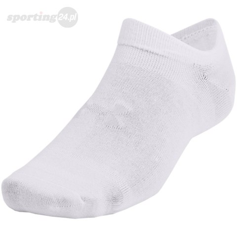 Skarpety Under Armour Essential 6 Pack No Show białe 1382611 100 Under Armour Skarpety Under Armour Essential 6 Pack No Show białe 1382611 100 Under Armour