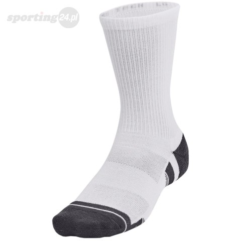 Skarpety Under Armour Performance Tech 3 pary biało-czarne 1379512 100 Under Armour Skarpety Under Armour Performance Tech 3 pary biało-czarne 1379512 100 Under Armour