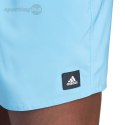 Spodenki kąpielowe męskie adidas Solid CLX Short-Length błękitne IR6220 Adidas