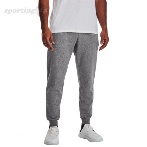 Spodnie męskie Under Armour Rival Fleece Joggers szare 1379774 025 Under Armour Spodnie męskie Under Armour Rival Fleece Joggers szare 1379774 025 Under Armour