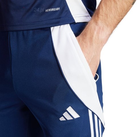 Spodnie męskie adidas Tiro 24 Slim Training granatowe IR9344 Adidas teamwear Spodnie męskie adidas Tiro 24 Slim Training granatowe IR9344 Adidas teamwear
