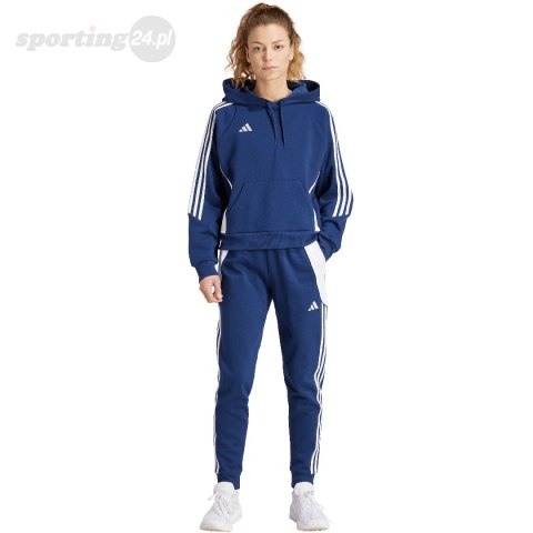 Bluza damska adidas Tiro 24 Hooded granatowa IR7507 Adidas teamwear Bluza damska adidas Tiro 24 Hooded granatowa IR7507 Adidas teamwear