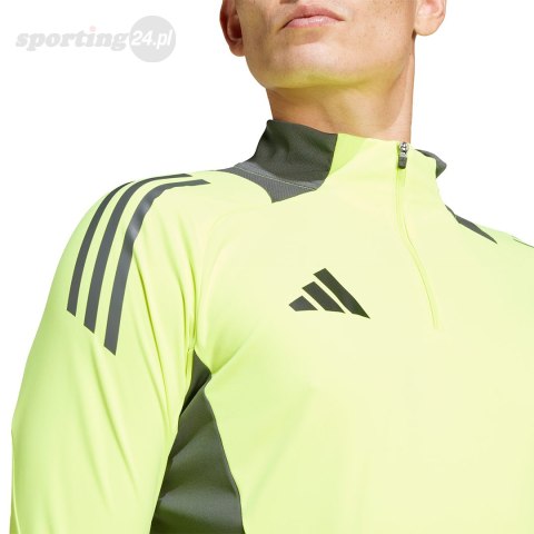Bluza męska adidas Tiro 24 Competition Training Top limonkowa IS1642 Adidas teamwear Bluza męska adidas Tiro 24 Competition Training Top limonkowa IS1642 Adidas teamwear