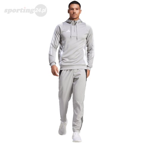 Bluza męska adidas Tiro 24 Training Hooded szara IR7551 Adidas teamwear Bluza męska adidas Tiro 24 Training Hooded szara IR7551 Adidas teamwear