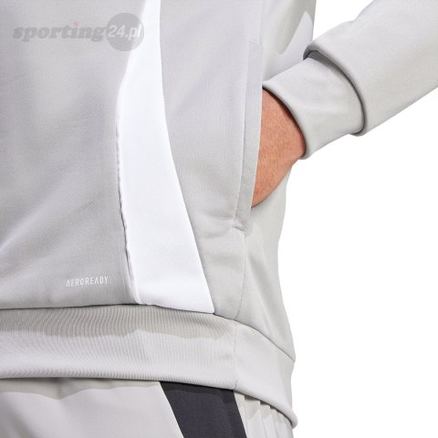 Bluza męska adidas Tiro 24 Training Hooded szara IR7551 Adidas teamwear Bluza męska adidas Tiro 24 Training Hooded szara IR7551 Adidas teamwear