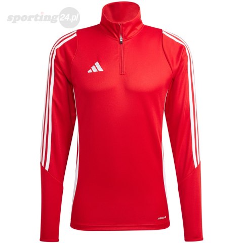 Bluza męska adidas Tiro 24 Training Top czerwona IS1045 Adidas teamwear Bluza męska adidas Tiro 24 Training Top czerwona IS1045 Adidas teamwear