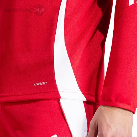 Bluza męska adidas Tiro 24 Training Top czerwona IS1045 Adidas teamwear Bluza męska adidas Tiro 24 Training Top czerwona IS1045 Adidas teamwear