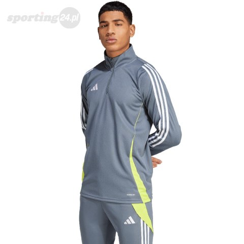 Bluza męska adidas Tiro 24 Training Top szara IV6954 Adidas teamwear Bluza męska adidas Tiro 24 Training Top szara IV6954 Adidas teamwear