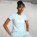 Koszulka damska Puma ESS Logo Tee błękitna 586775 25 Puma