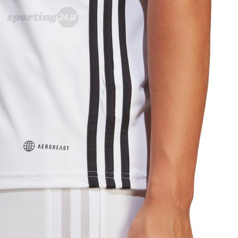 Koszulka damska adidas Tabela 23 Jersey biała H44530 Adidas teamwear Koszulka damska adidas Tabela 23 Jersey biała H44530 Adidas teamwear