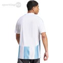 Koszulka męska adidas Striped 24 Jersey biało-błękitna IW4555 Adidas teamwear Koszulka męska adidas Striped 24 Jersey biało-błękitna IW4555 Adidas teamwear
