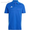 Koszulka męska adidas Tiro 24 Competition Polo niebieska IR7566 Adidas teamwear Koszulka męska adidas Tiro 24 Competition Polo niebieska IR7566 Adidas teamwear