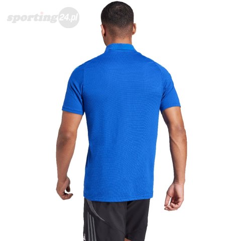 Koszulka męska adidas Tiro 24 Competition Polo niebieska IR7566 Adidas teamwear Koszulka męska adidas Tiro 24 Competition Polo niebieska IR7566 Adidas teamwear