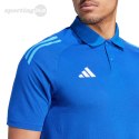 Koszulka męska adidas Tiro 24 Competition Polo niebieska IR7566 Adidas teamwear Koszulka męska adidas Tiro 24 Competition Polo niebieska IR7566 Adidas teamwear