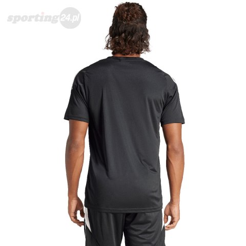 Koszulka męska adidas Tiro 24 Jersey czarna IJ7676 Adidas teamwear Koszulka męska adidas Tiro 24 Jersey czarna IJ7676 Adidas teamwear